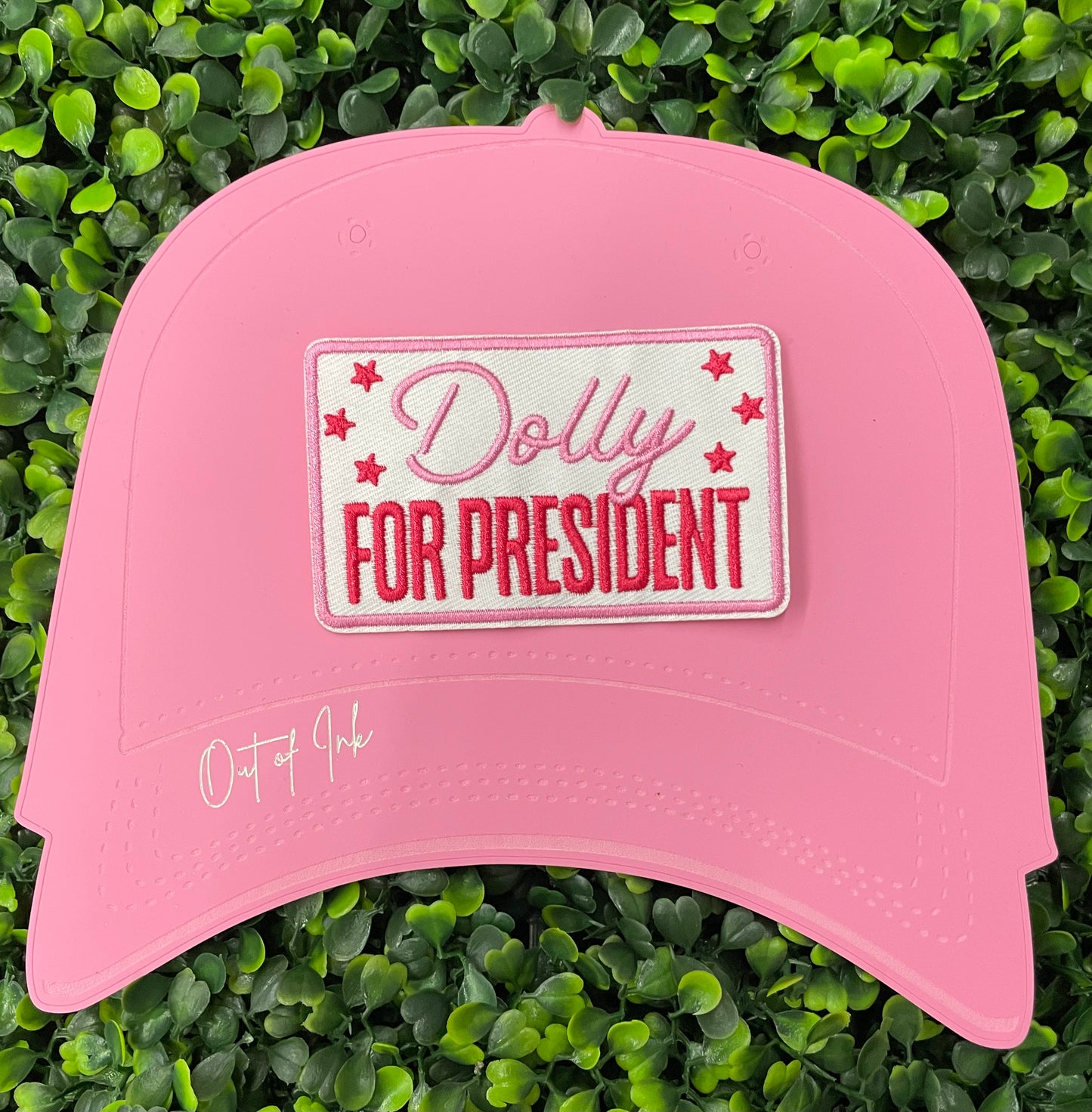 Dolly For President Embroidered Patch