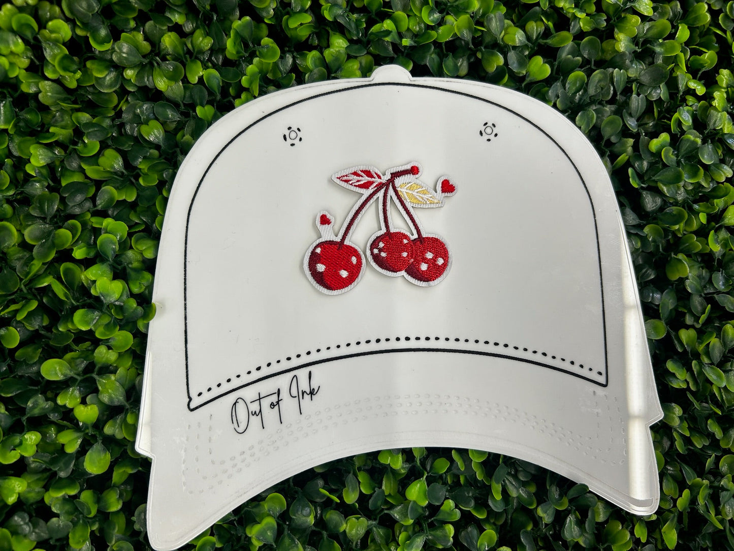 Three Cherries Embroidered Patch