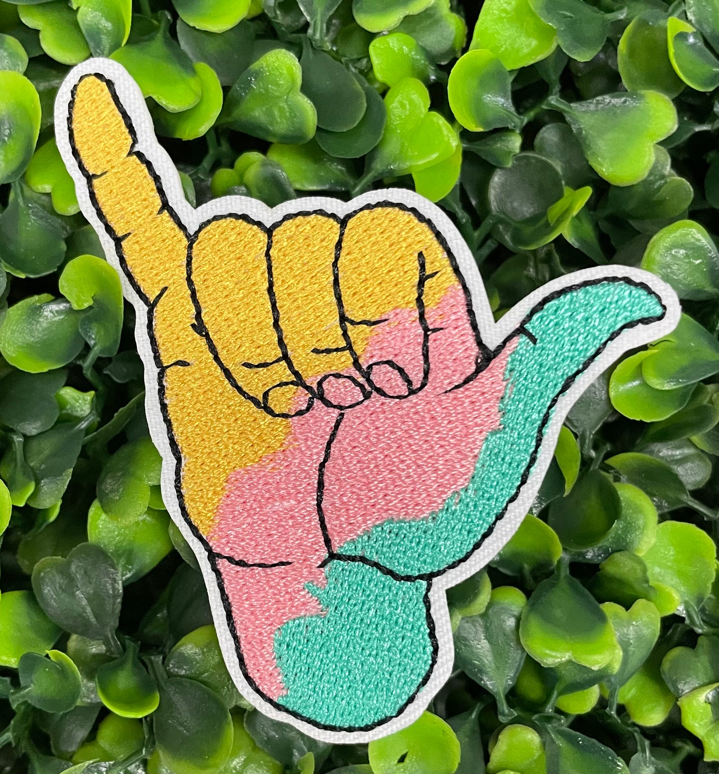 Hang Loose Embroidered Patch