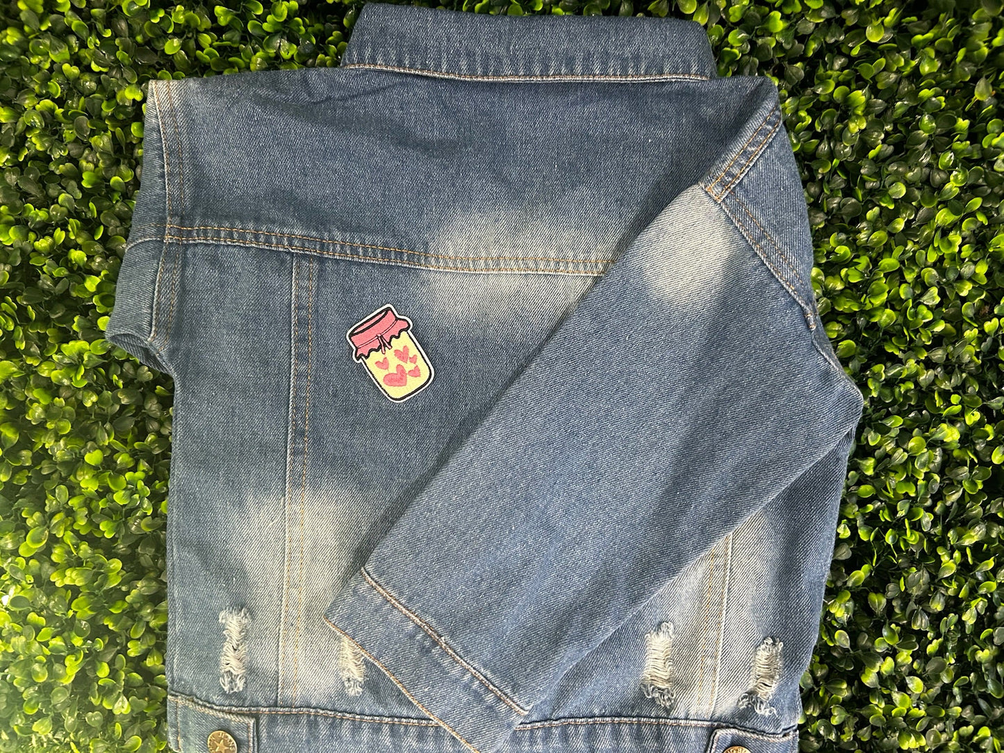 Jar of Hearts Embroidered Patch