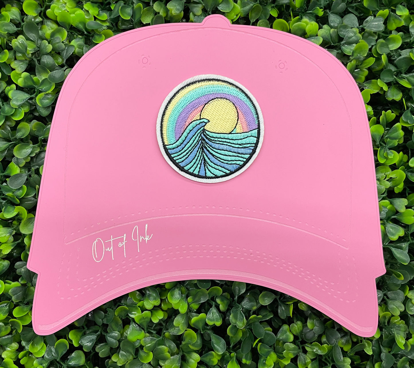 Sunset Wave Embroidered Patch