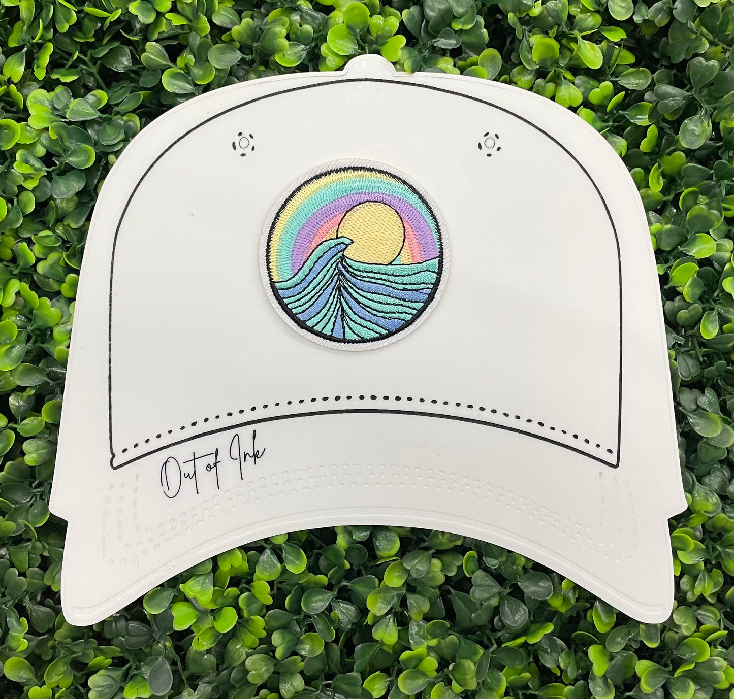 Sunset Wave Embroidered Patch