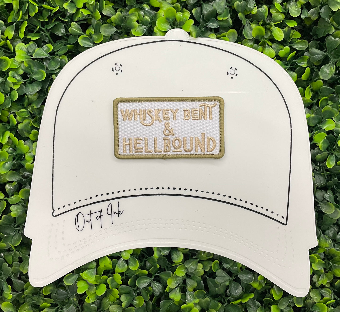 Whiskey Bent & Hellbound Embroidered Patch