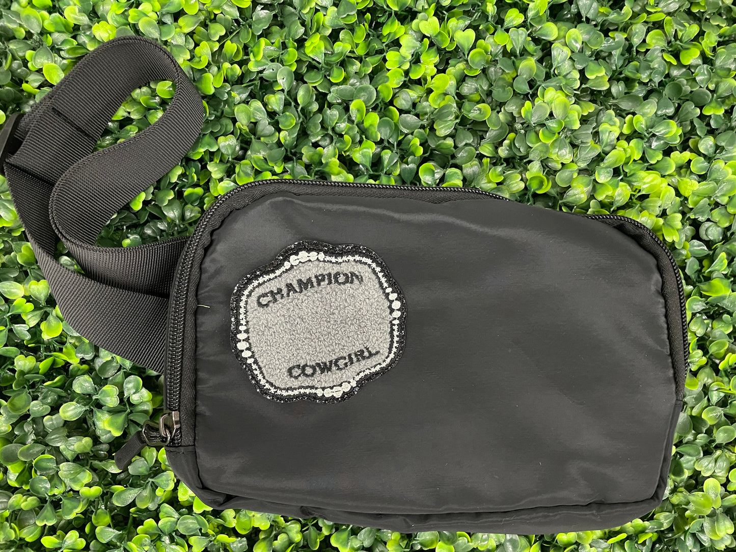 Champion Cowgirl Embroidered Patch
