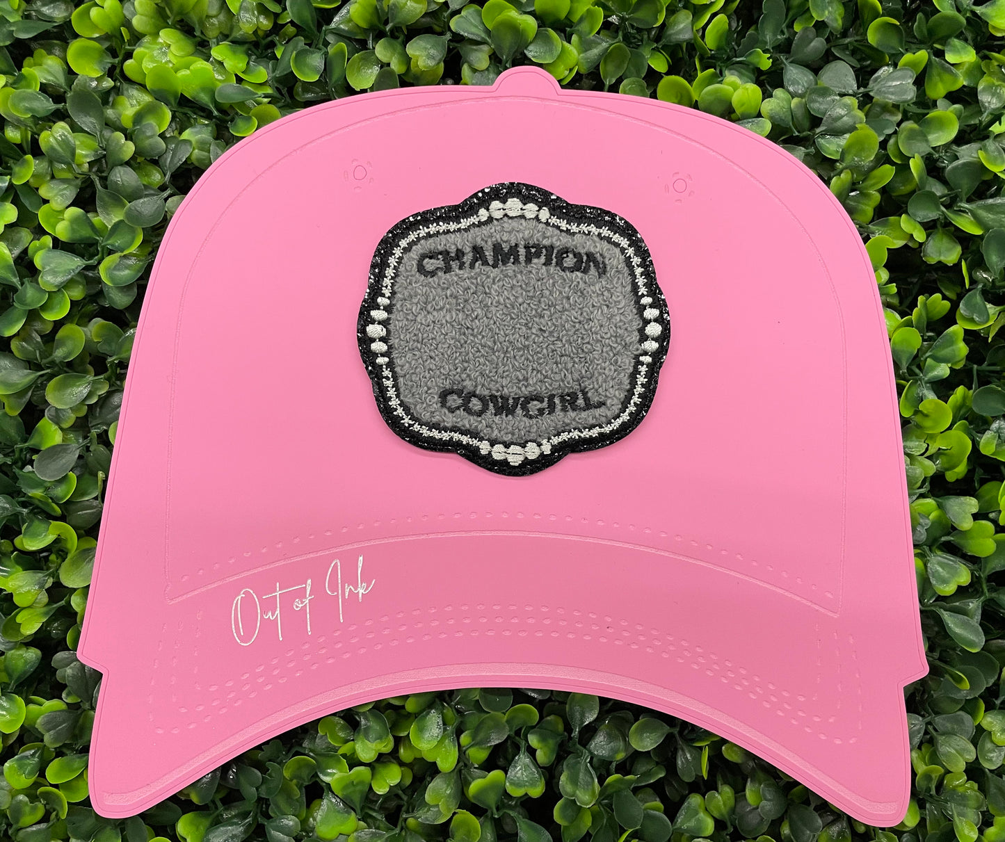 Champion Cowgirl Embroidered Patch