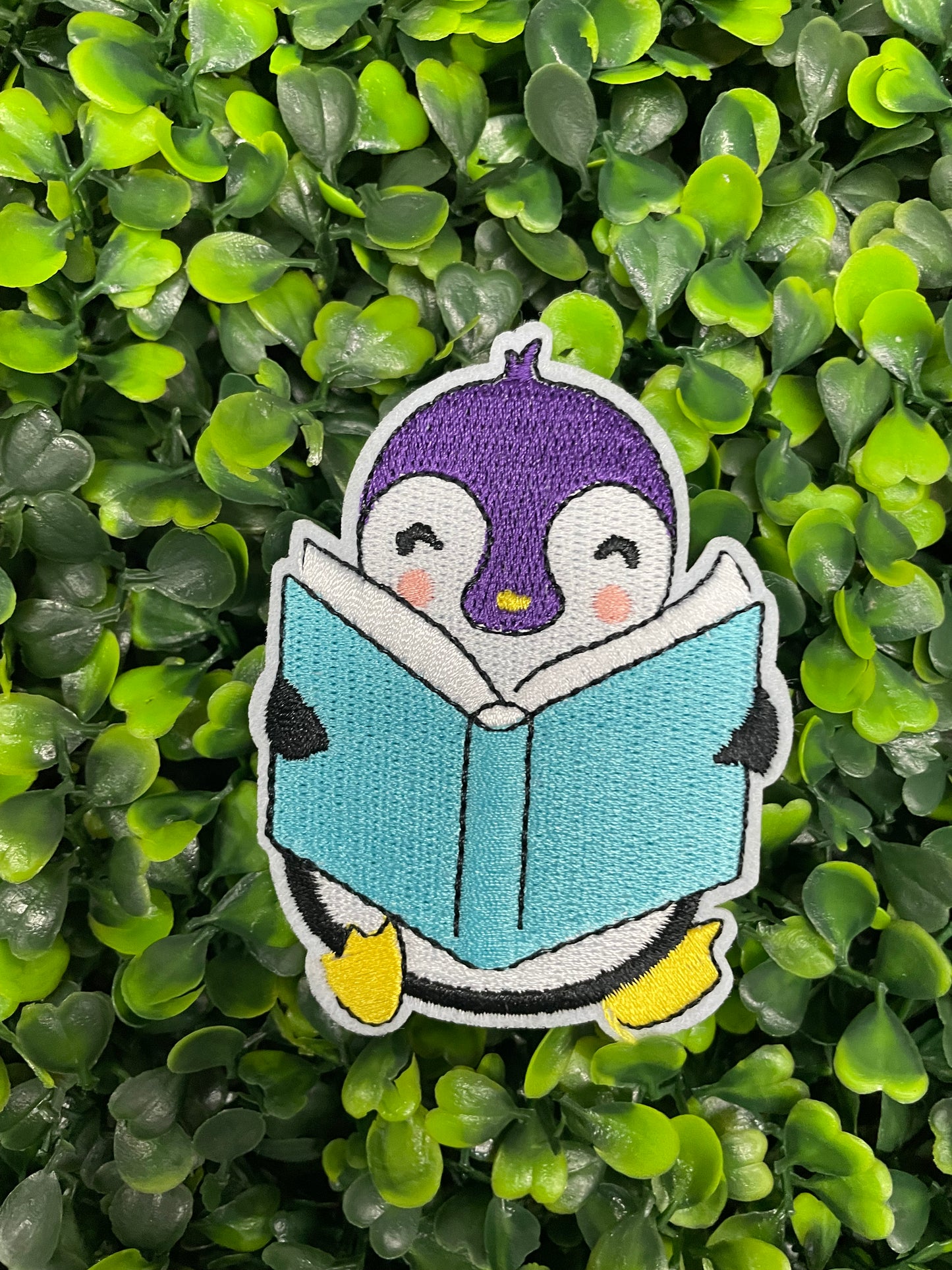 Reading Penguin Embroidered Patch