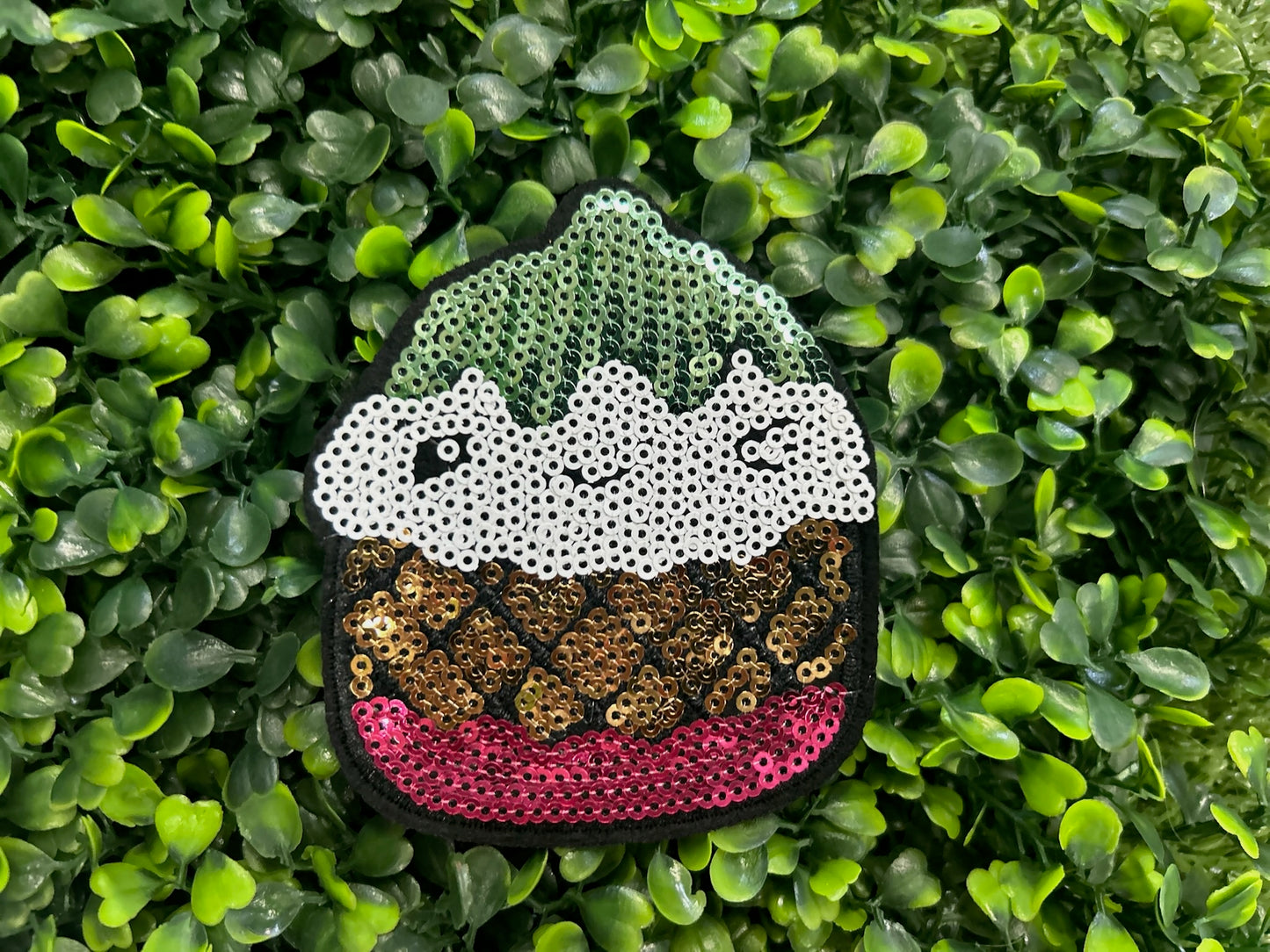 Sequin Ice Cream Patch