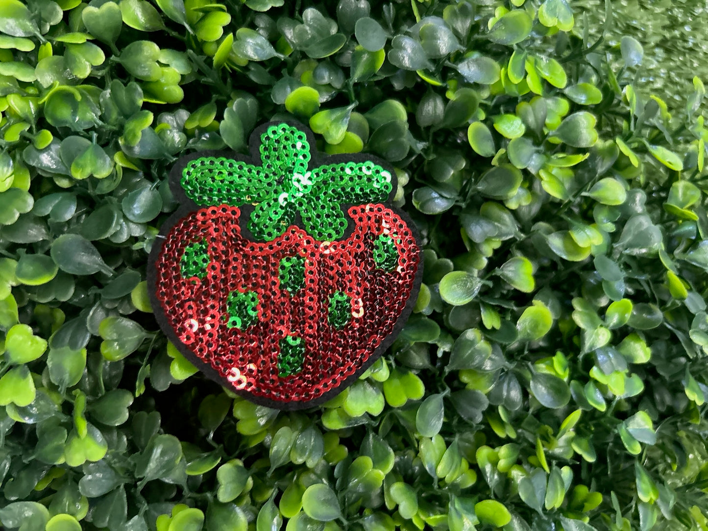 Sequin Strawberry Patch