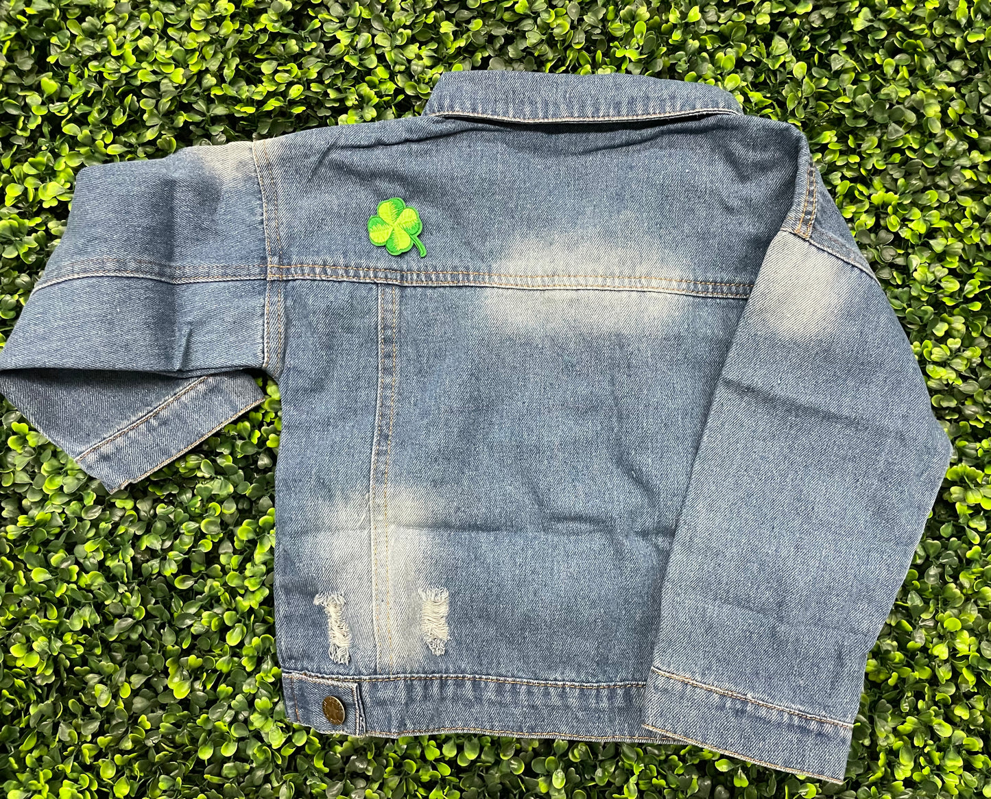 Lucky Four-Leaf Clover Embroidered Patch