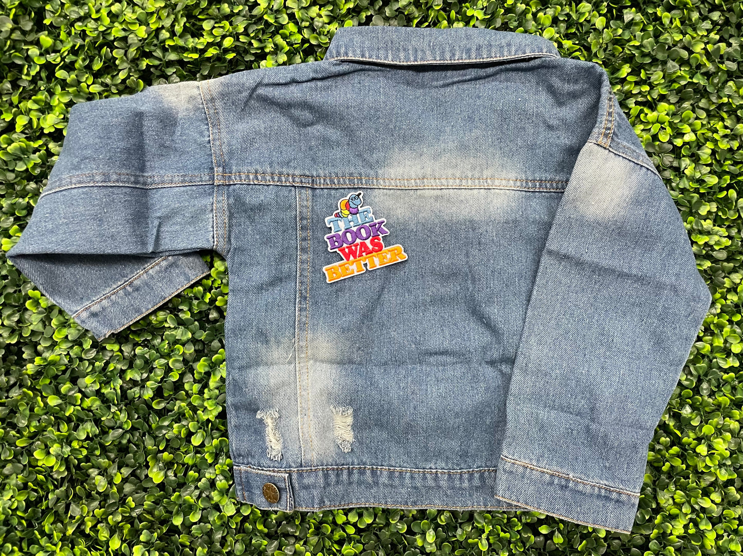 The Book Was Better Embroidered Patch