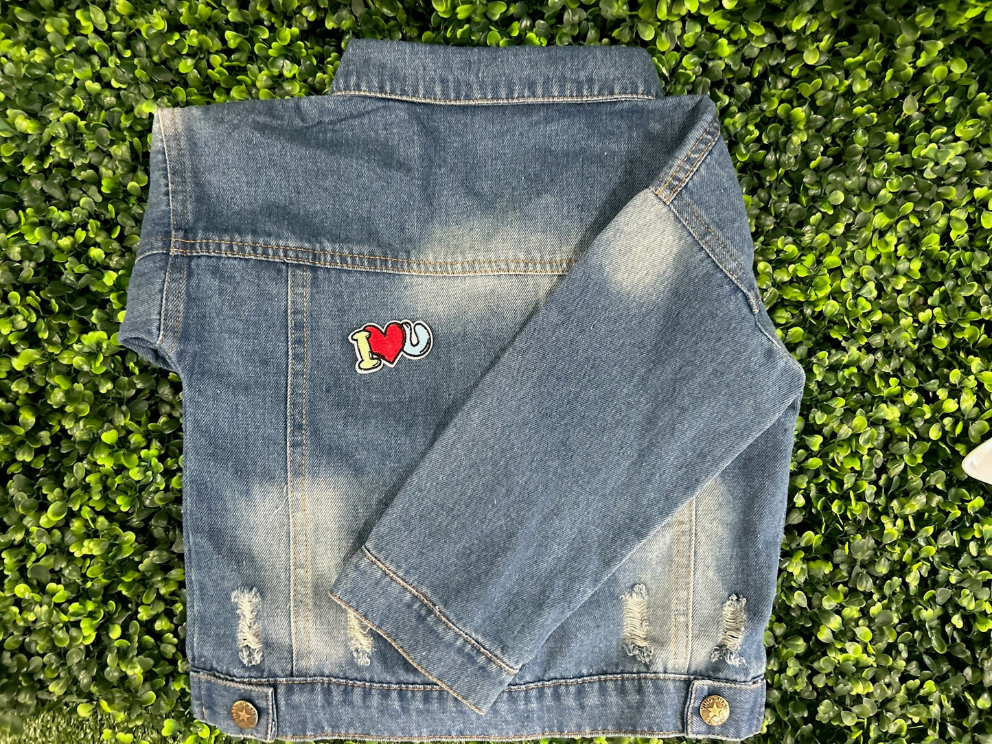 I Heart You Embroidered Patch