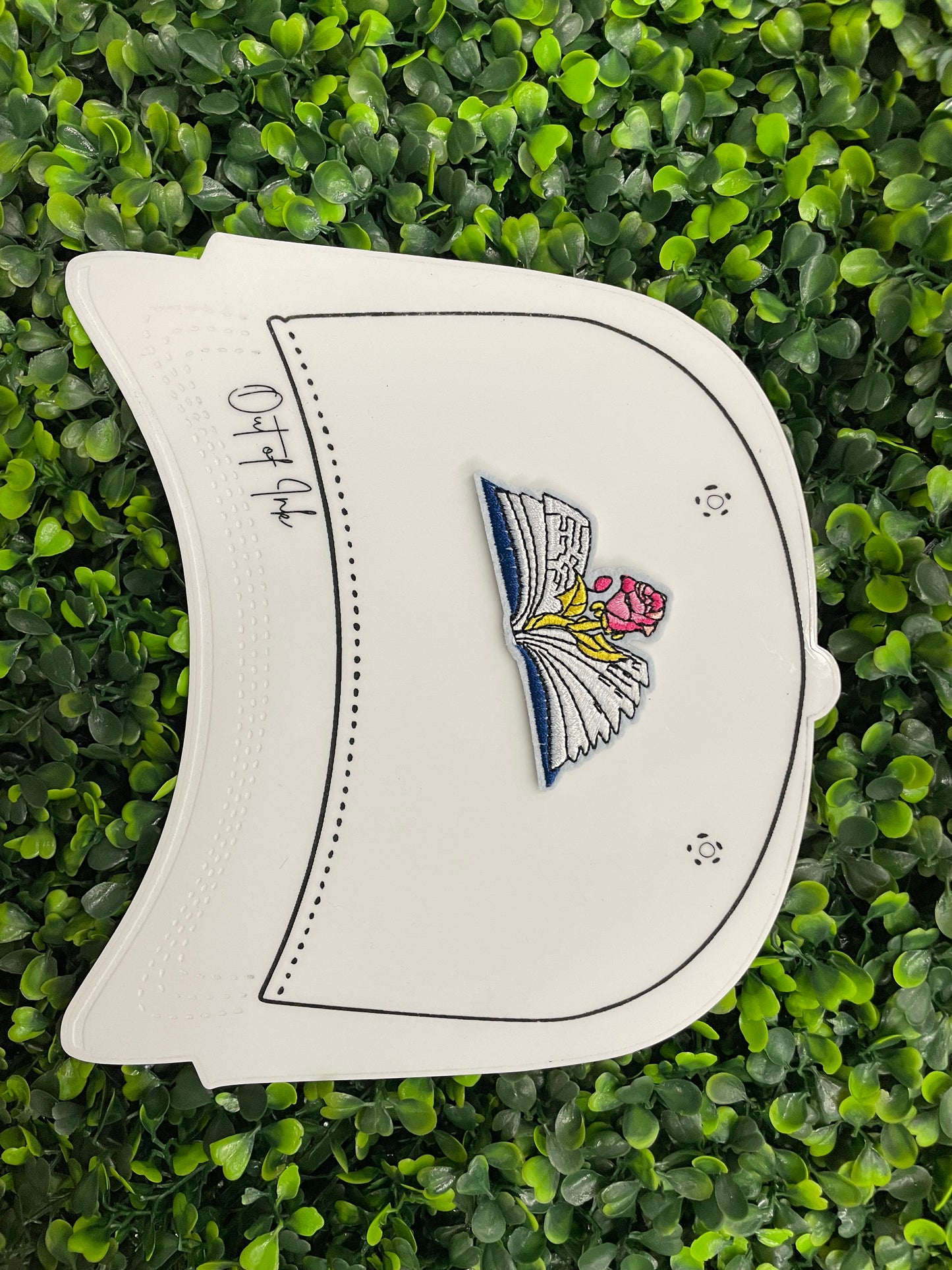 Romantic Blooming Book Embroidered Patch