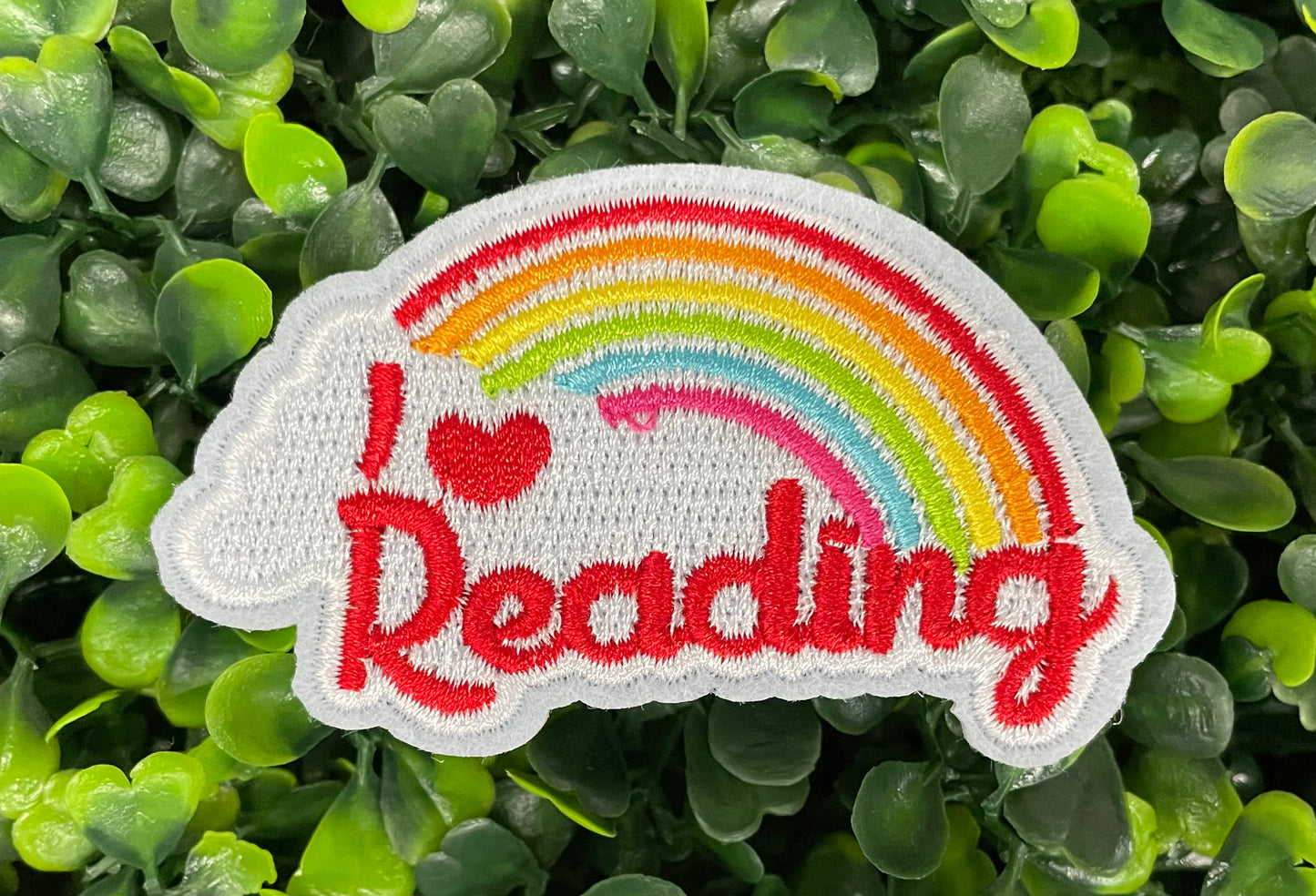 I Love Reading Rainbow Embroidered Patch