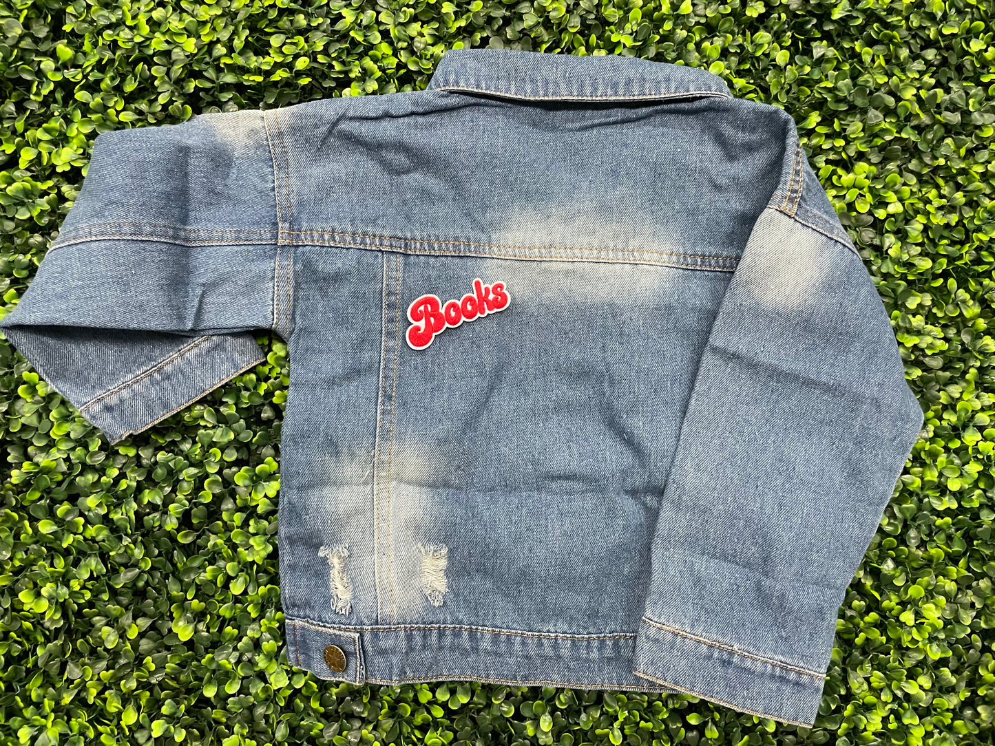 Books Embroidered Patch