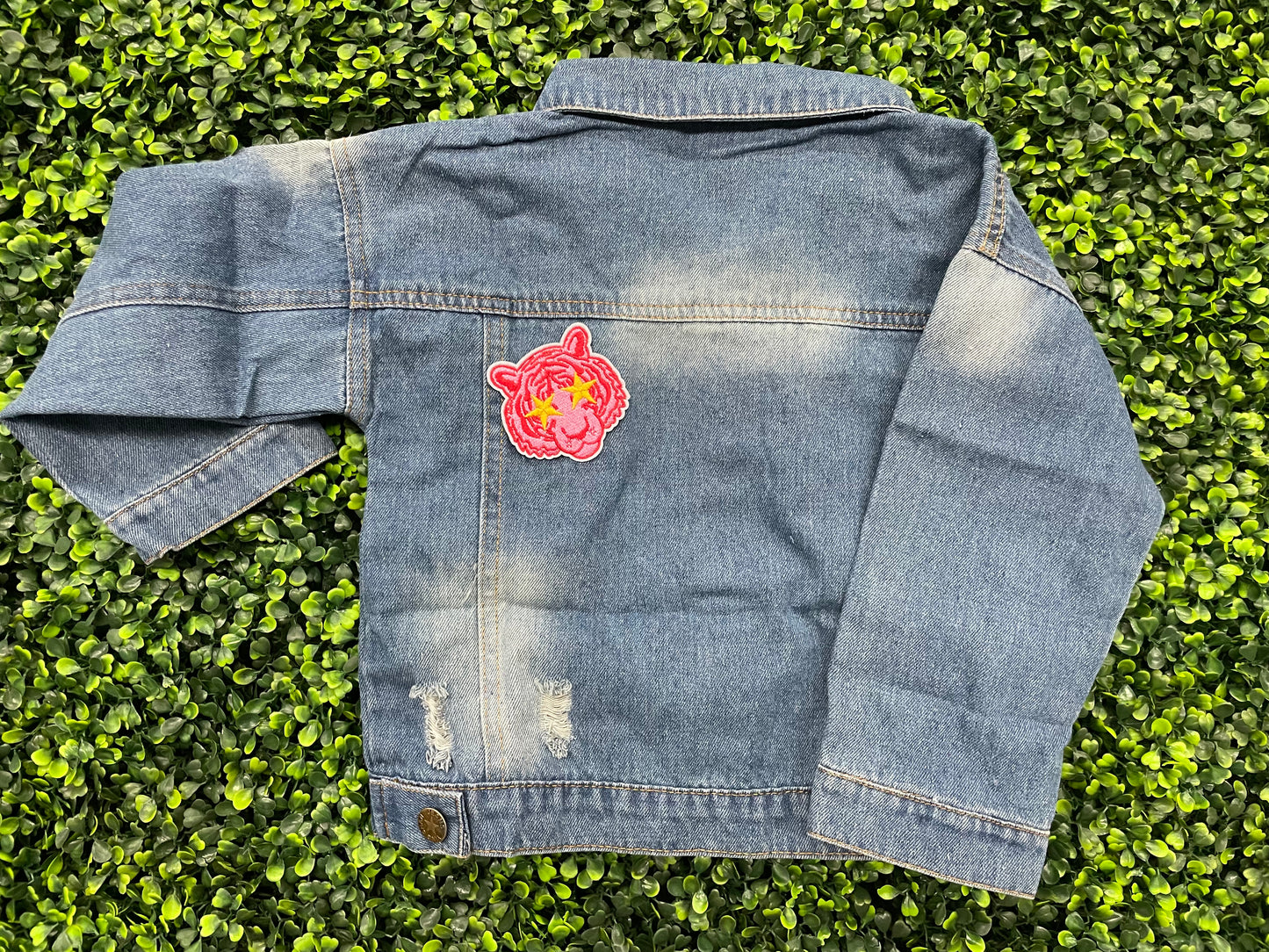 Starry-Eyed Tiger Embroidered Patch