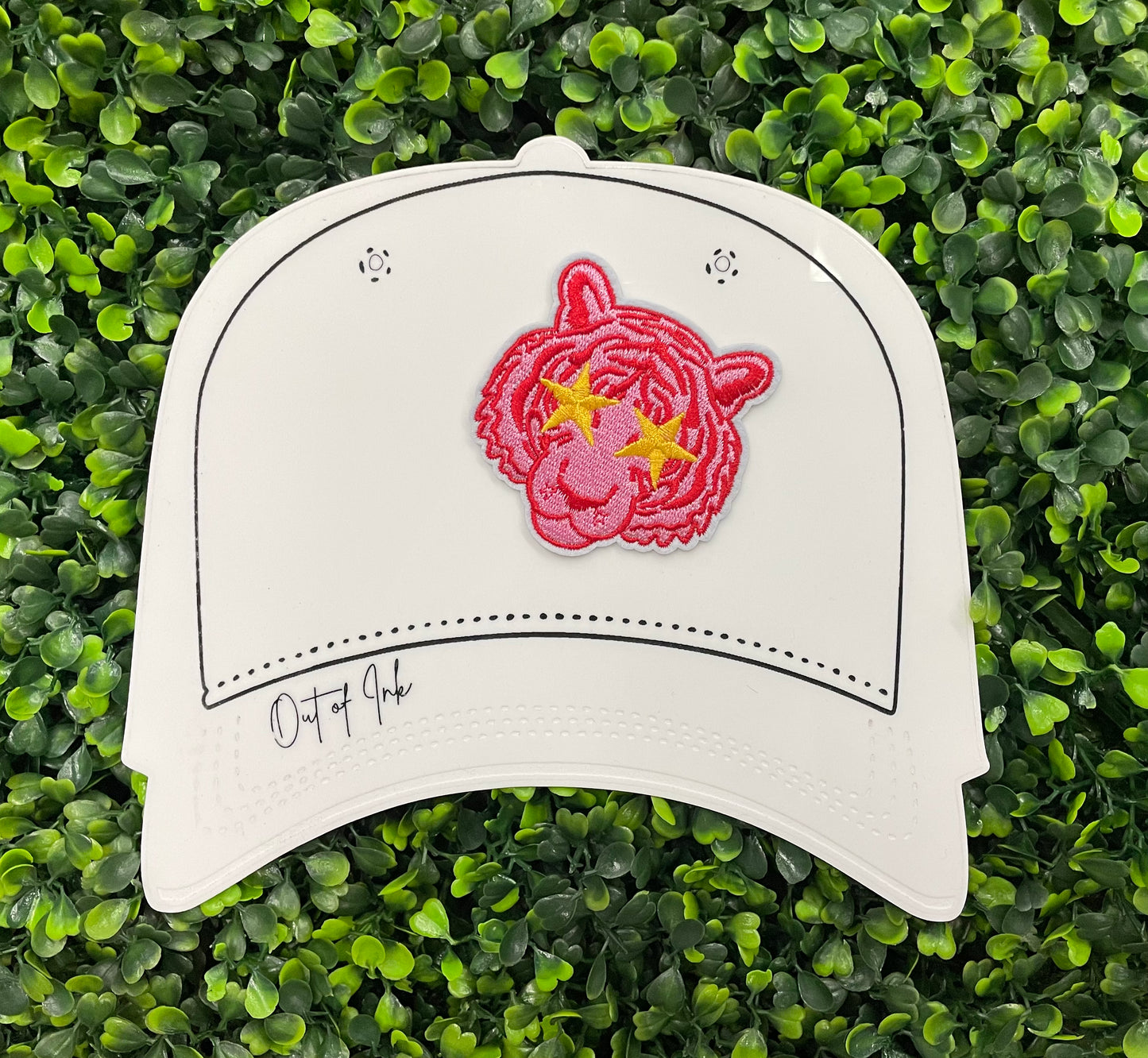 Starry-Eyed Tiger Embroidered Patch