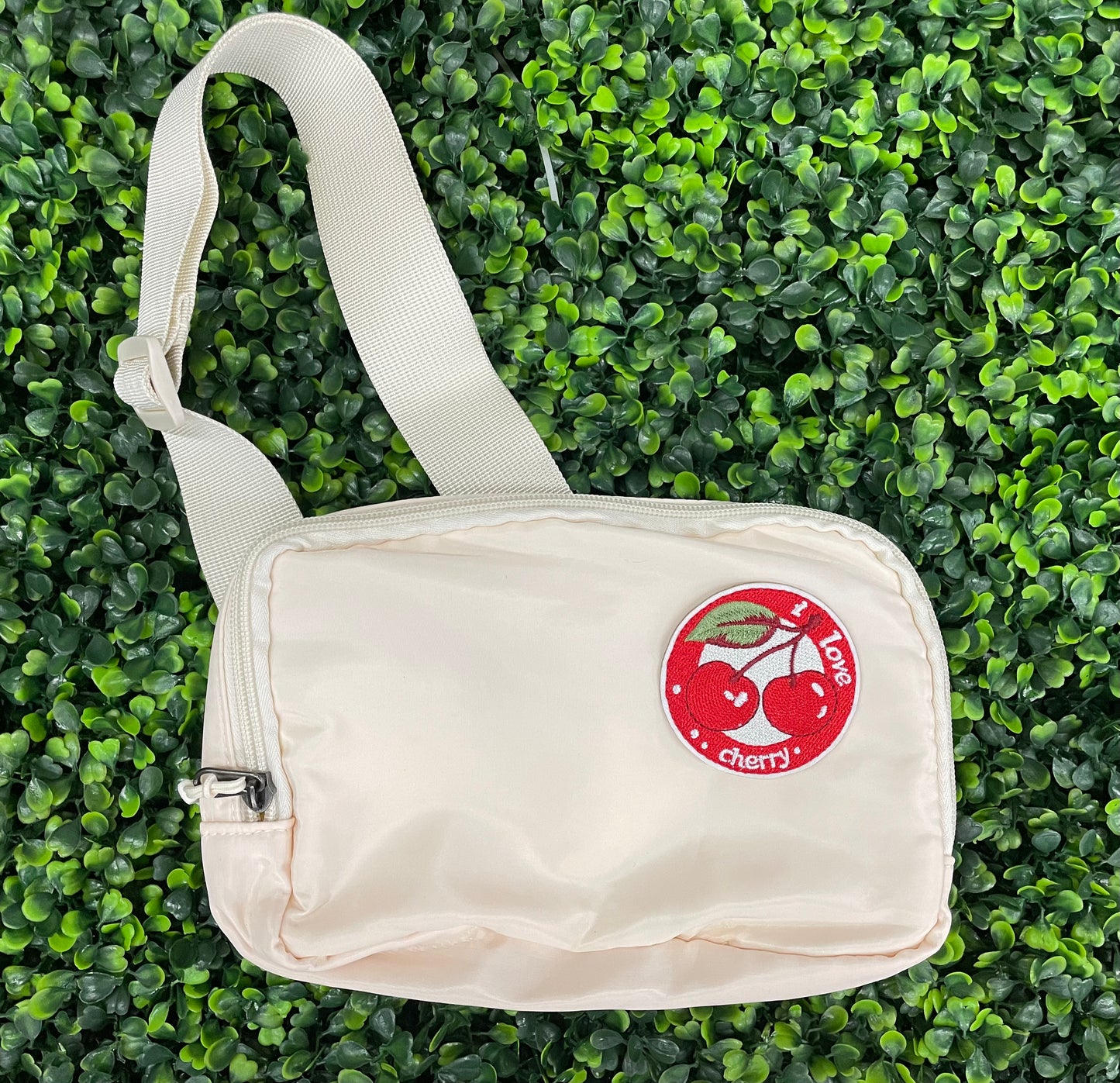I Love Cherry Embroidered Patch