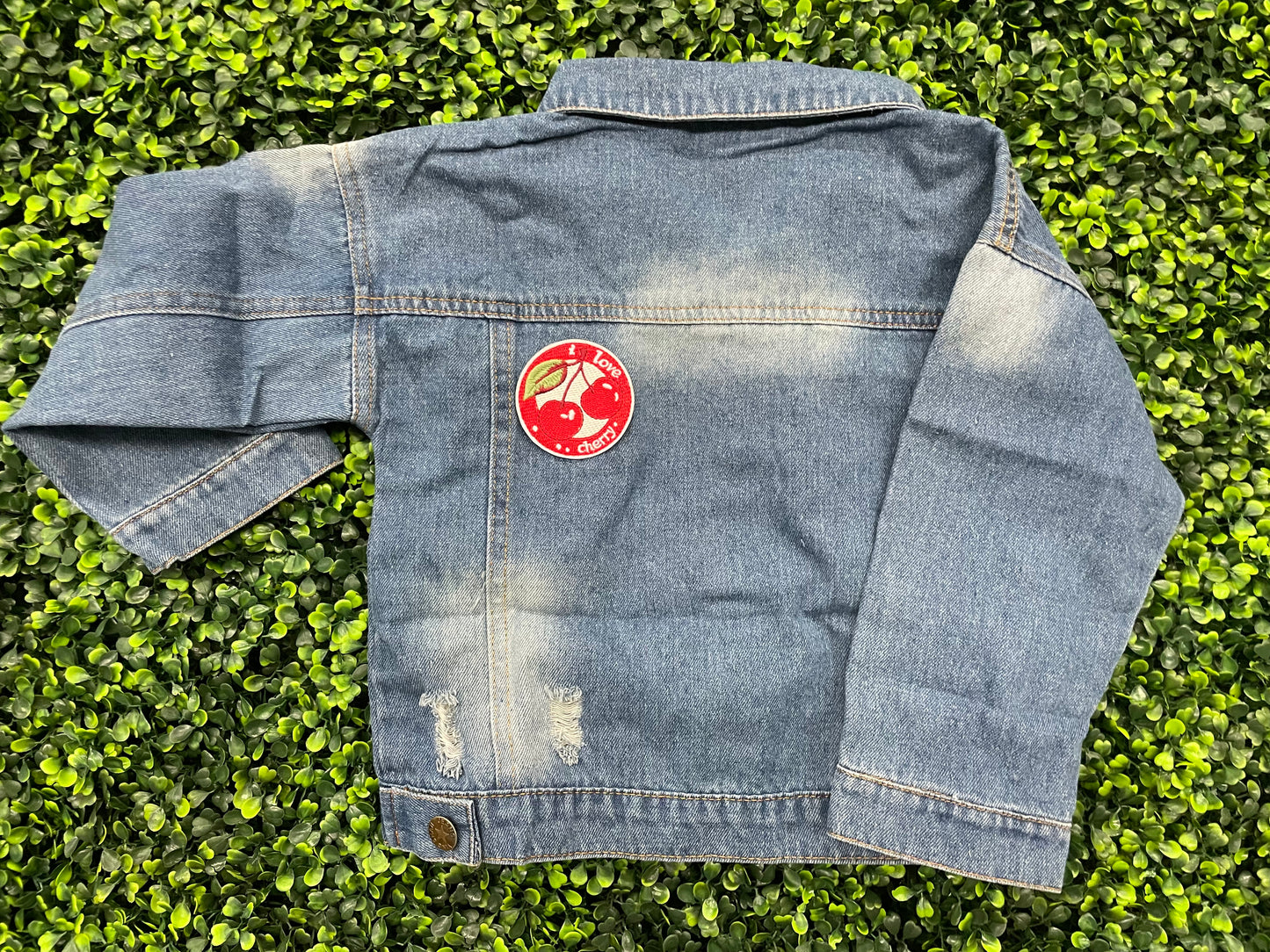 I Love Cherry Embroidered Patch