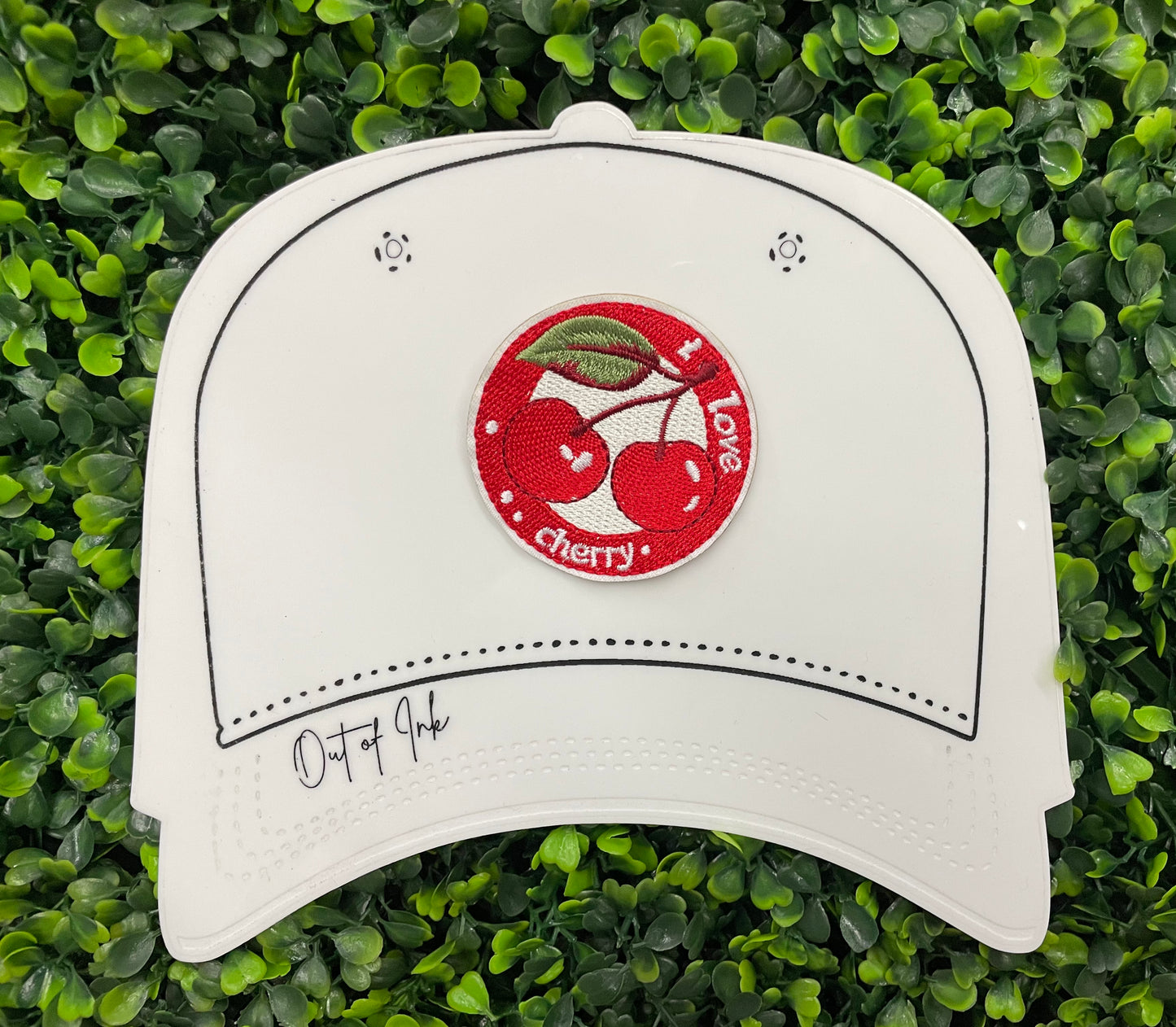 I Love Cherry Embroidered Patch