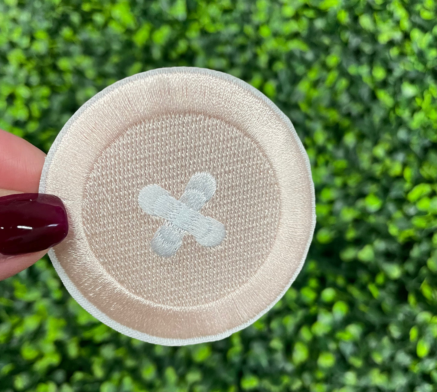 Pink Button Patch