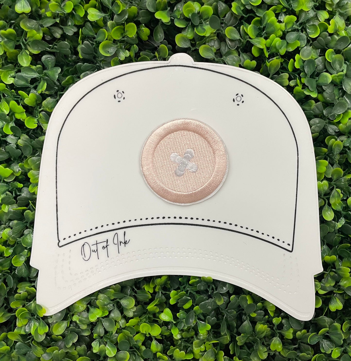 Pink Button Patch