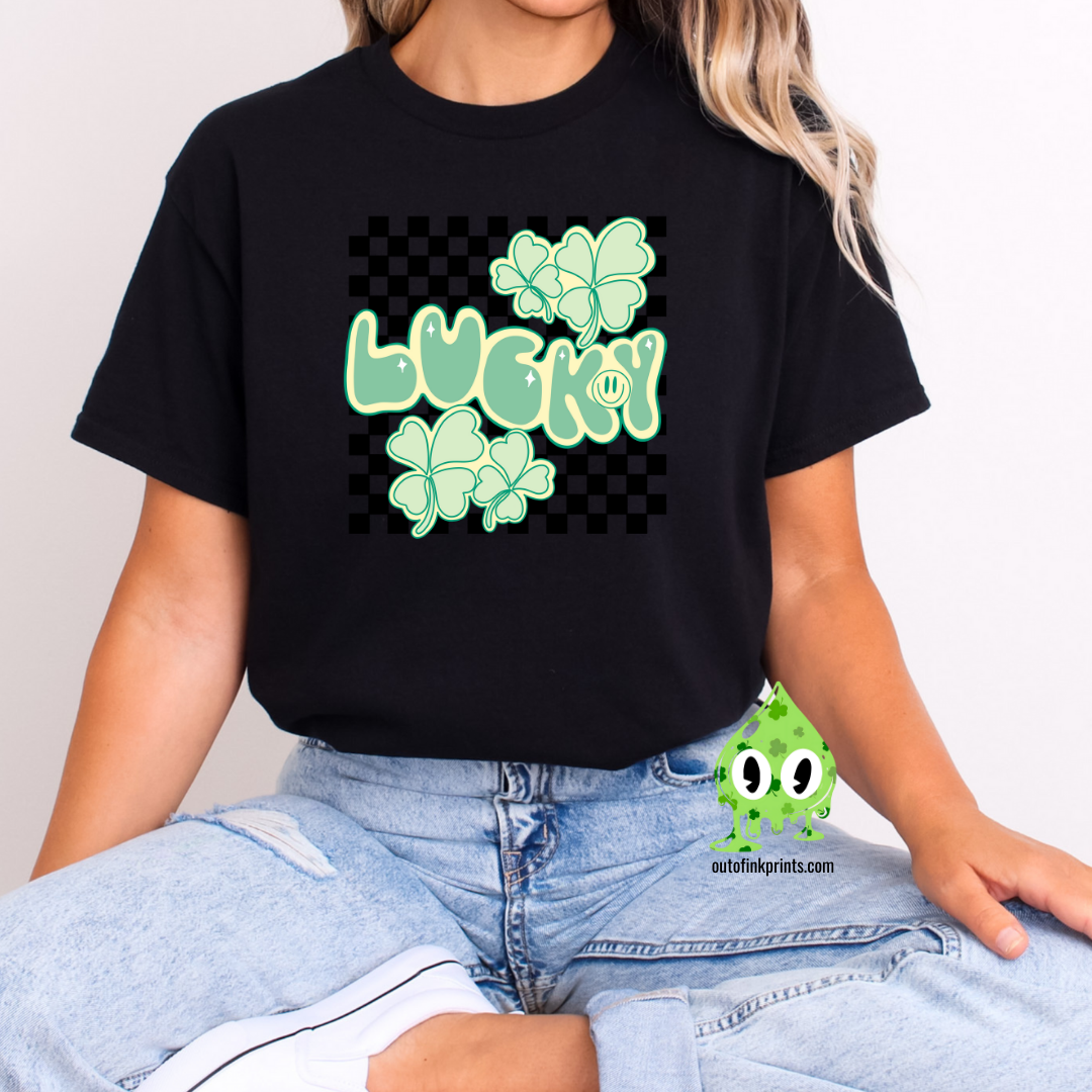 Lucky Checkered T-shirt
