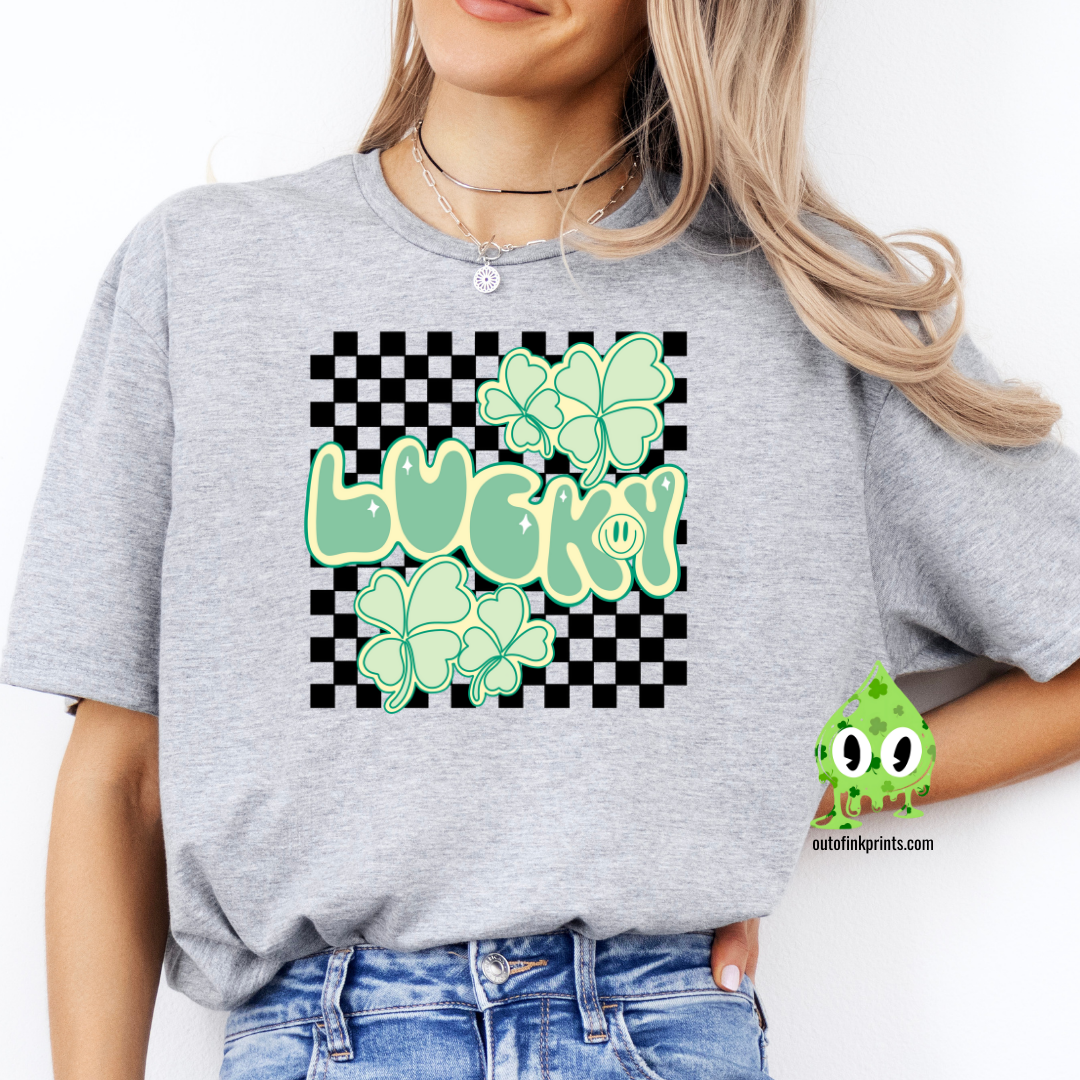 Lucky Checkered T-shirt