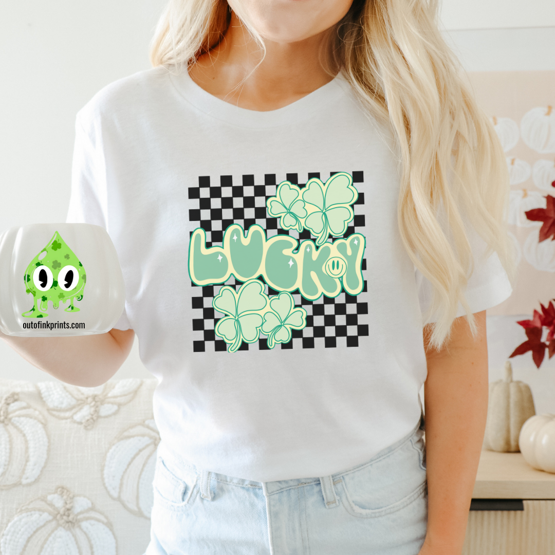 Lucky Checkered T-shirt