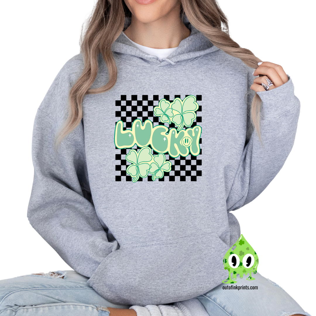 Lucky Checkered Hoodie