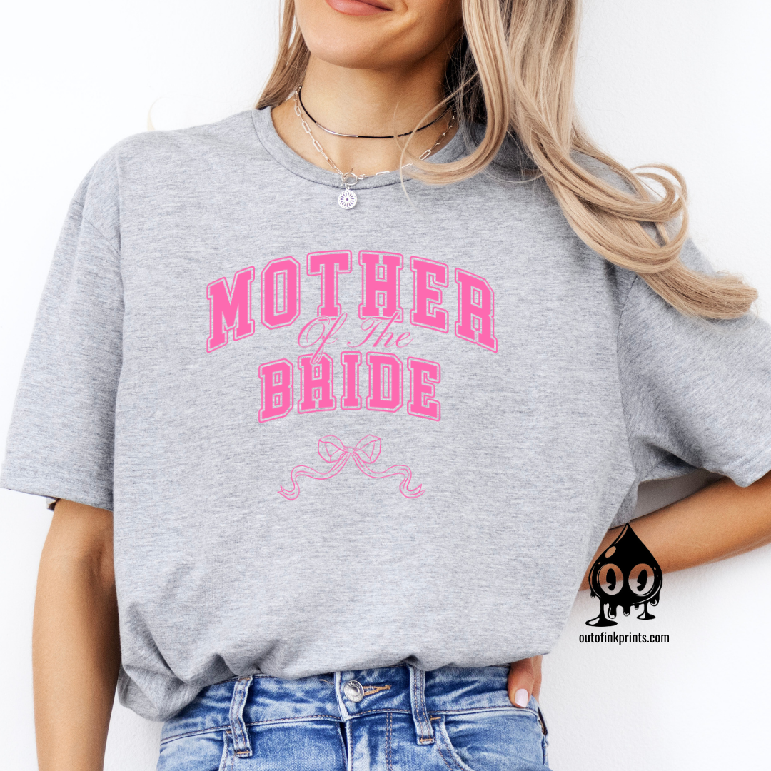Mother of the Bride Bow T-Shirt