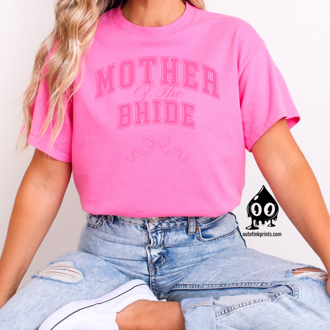 Mother of the Bride Bow T-Shirt