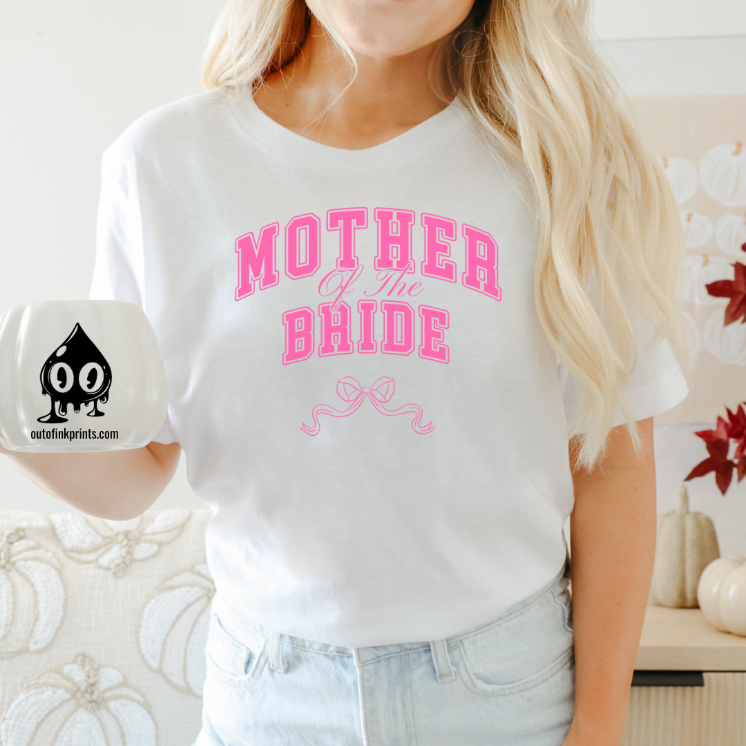 Mother of the Bride Bow T-Shirt