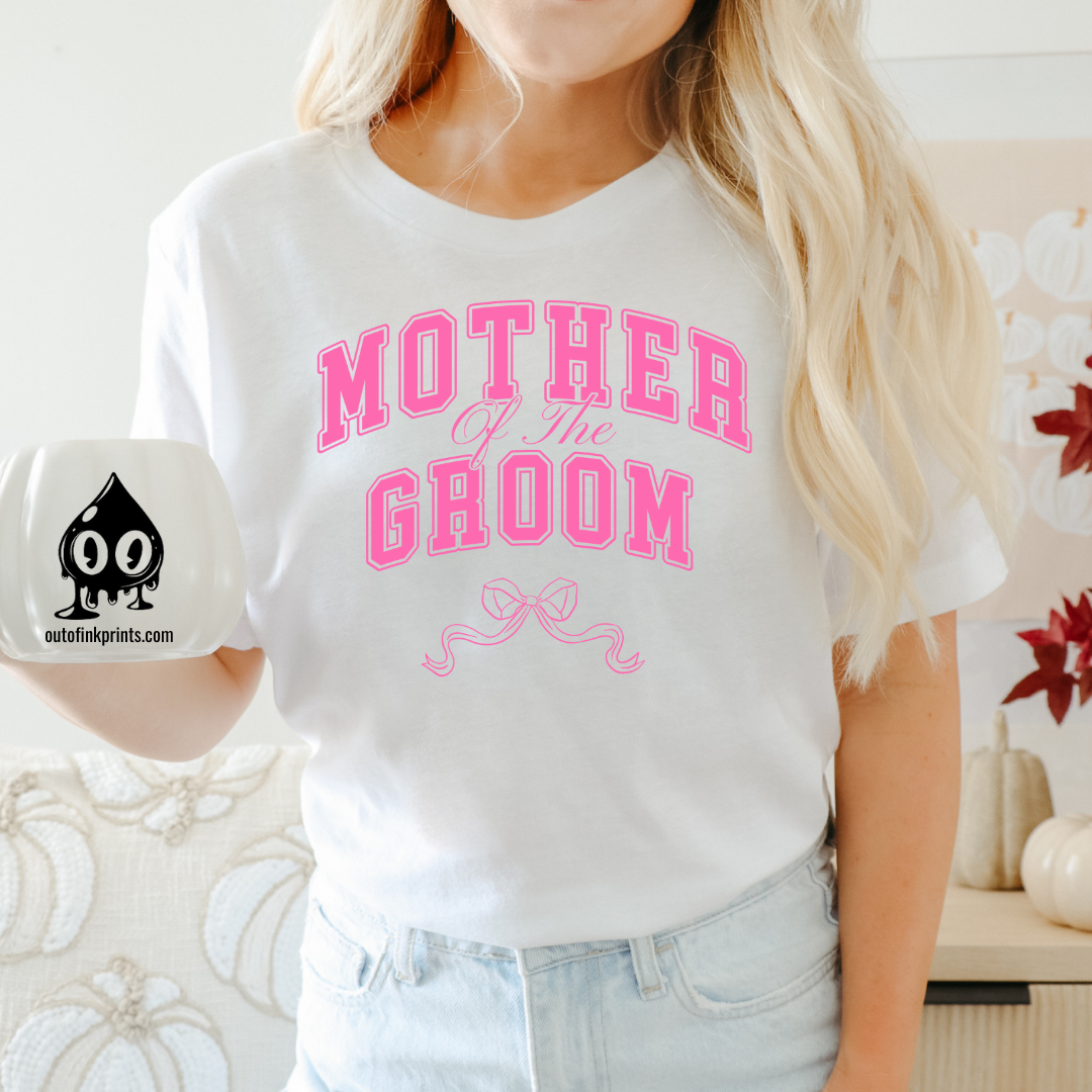 Mother of the Groom Bow T-Shirt