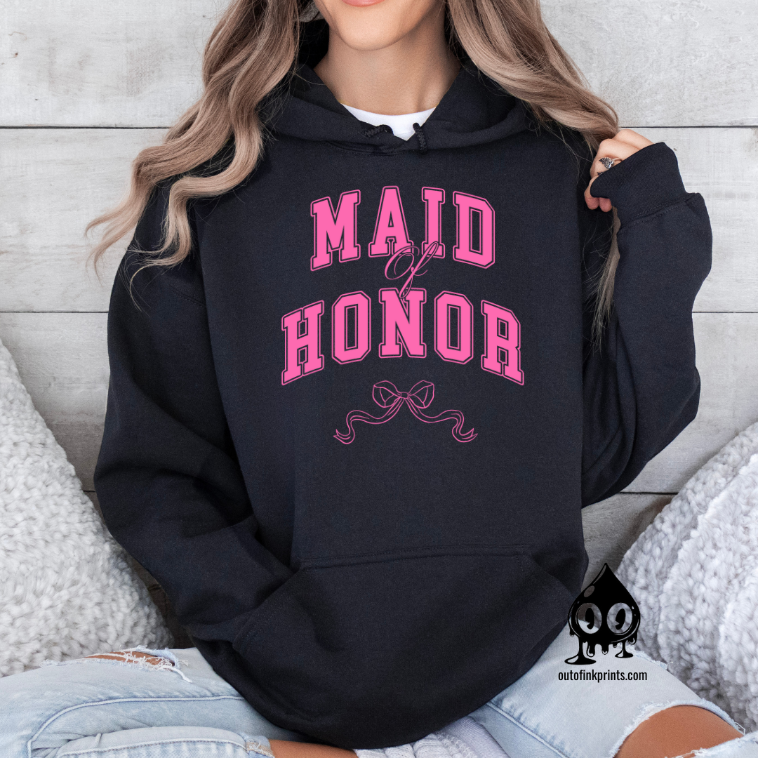 Maid of Honor Bow Hoodie