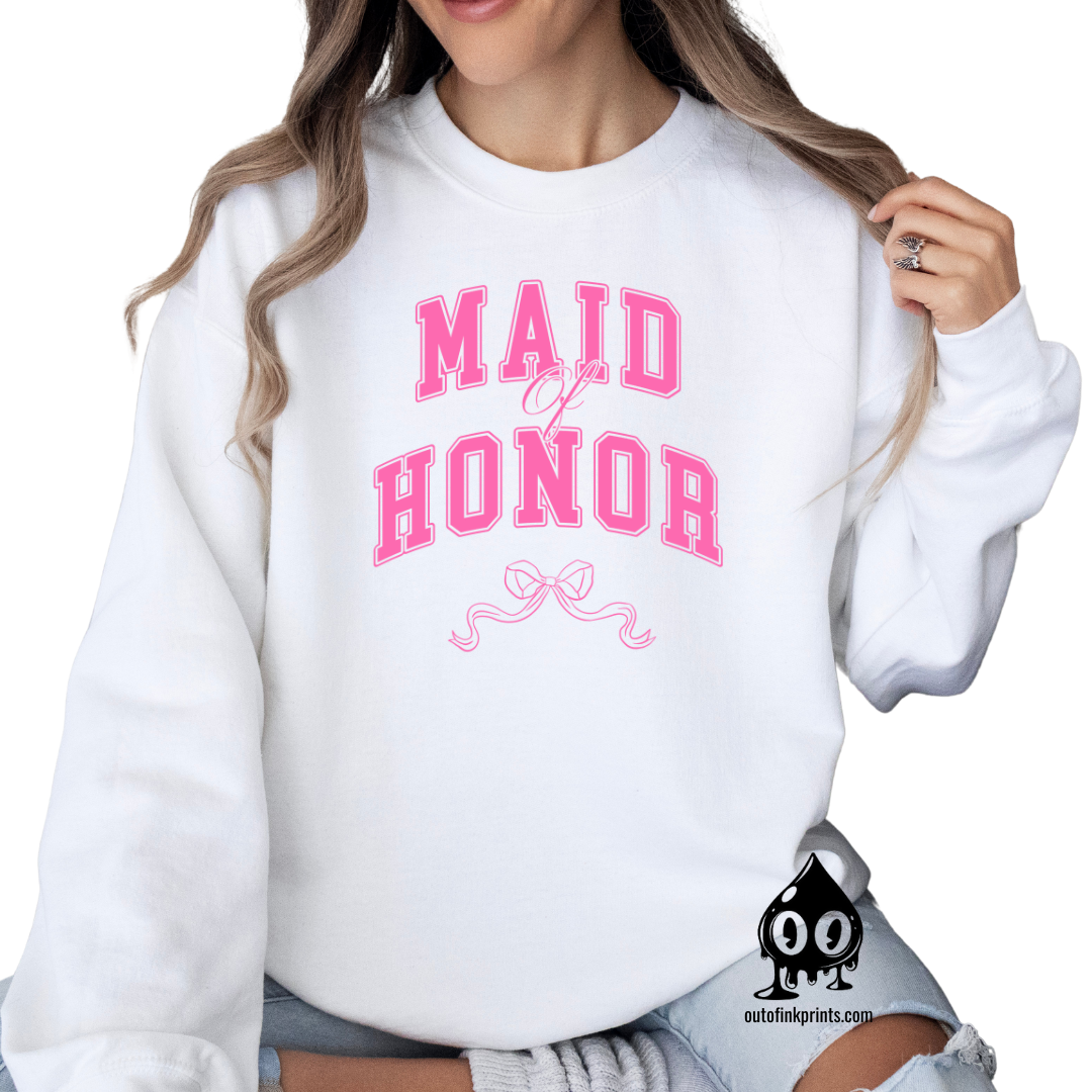 Maid of Honor Bow Sweatshirt