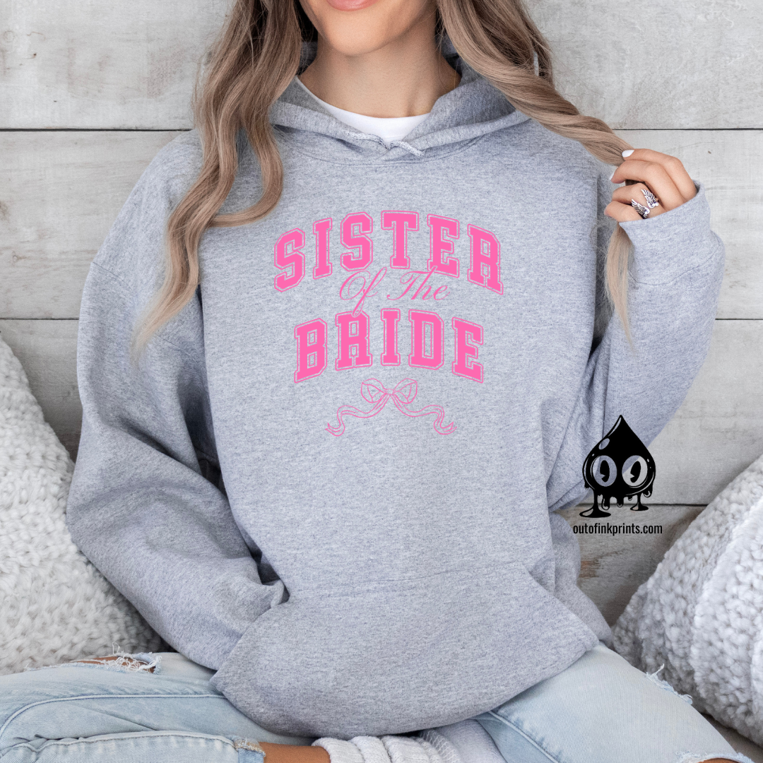 Sister of the Bride Bow Hoodie