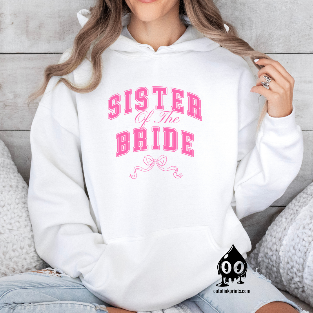 Sister of the Bride Bow Hoodie