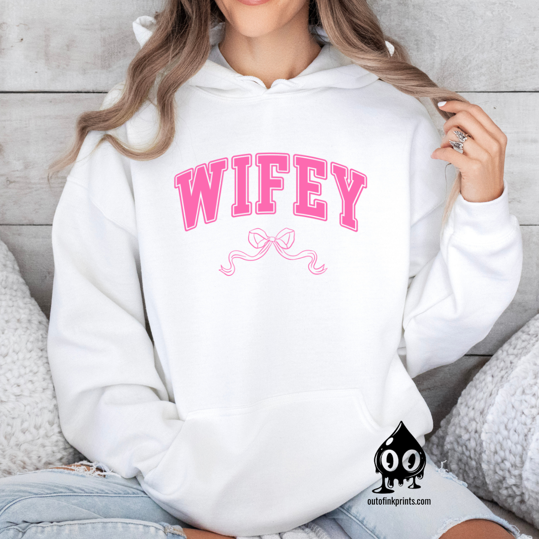Wifey Bow Hoodie