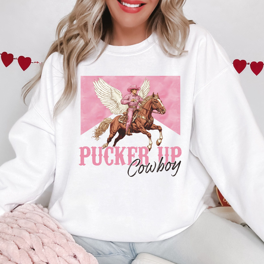 Pucker Up Cowboy Sweatshirt