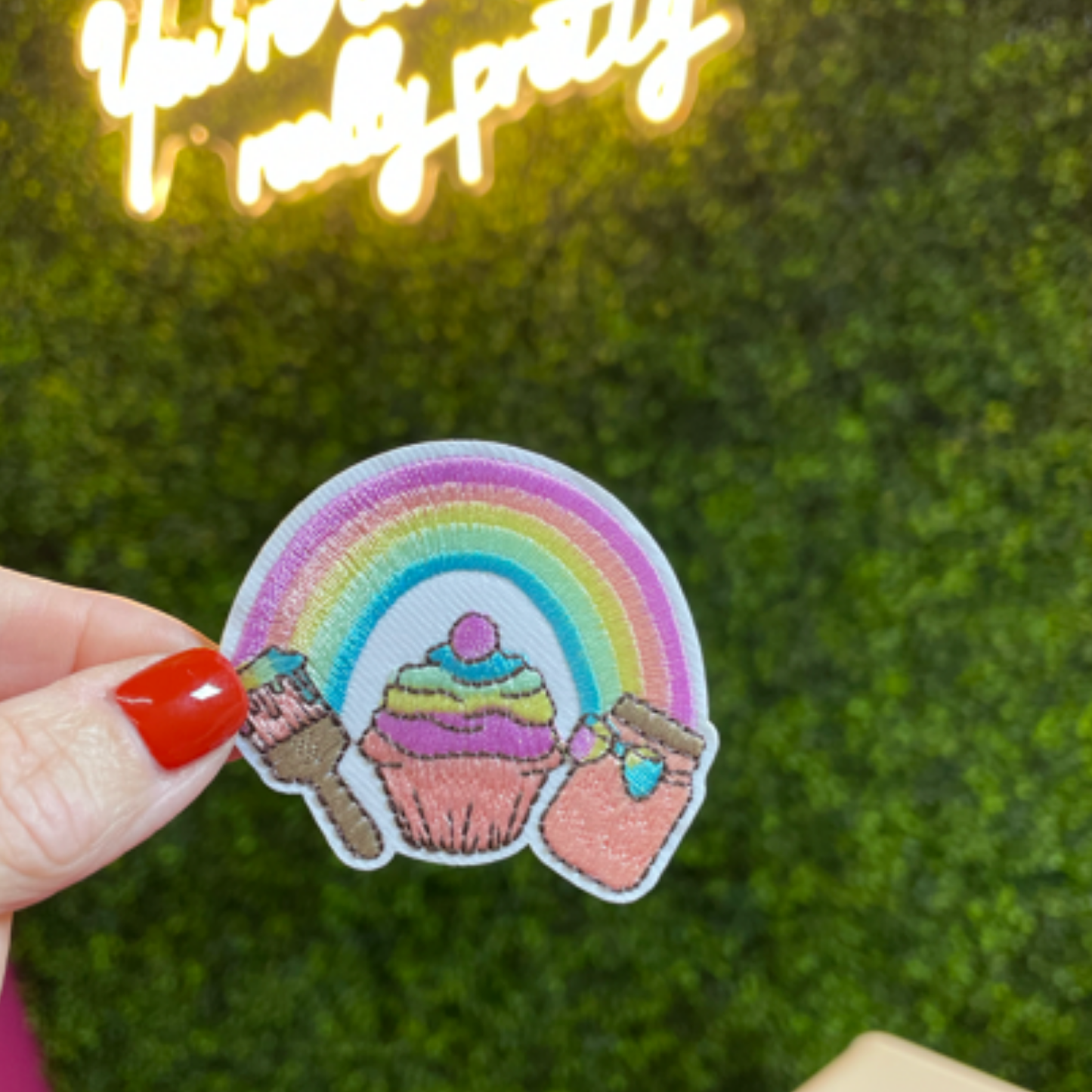 Rainbow Sweet Treats Embroidered Patch