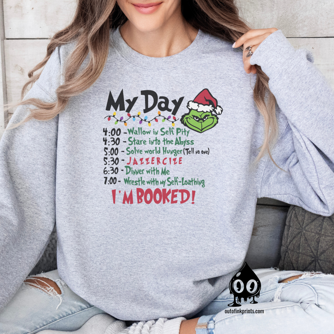 The Grinch Christmas Schedule Sweatshirt