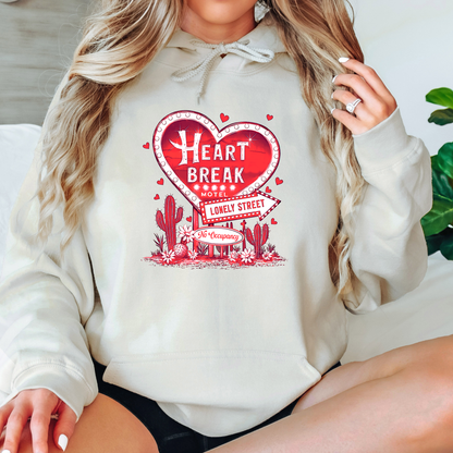 Heartbreak Motel Red Hoodie