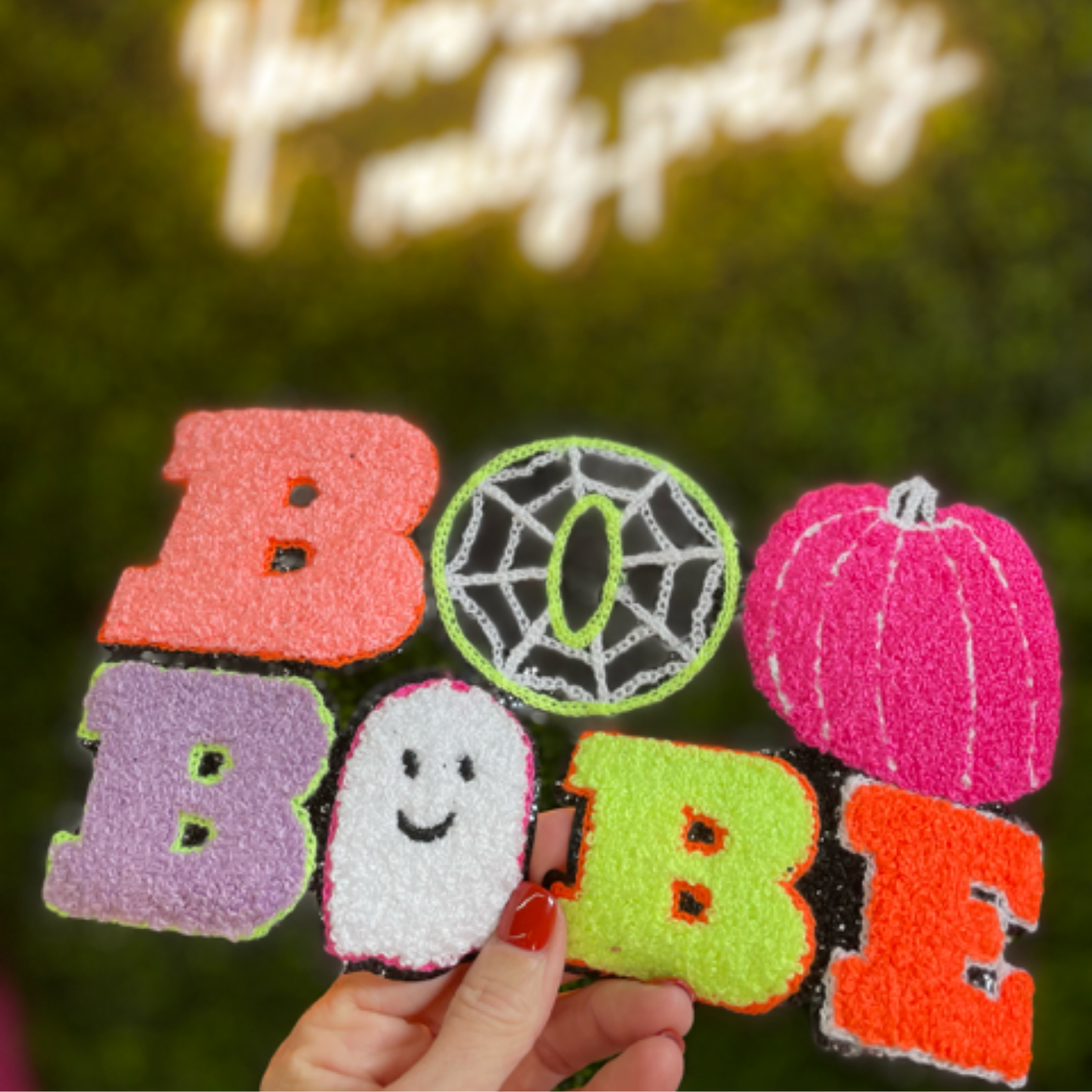 Boo Babe Chenille Patch