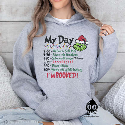 The Grinchy Christmas Schedule Hoodie