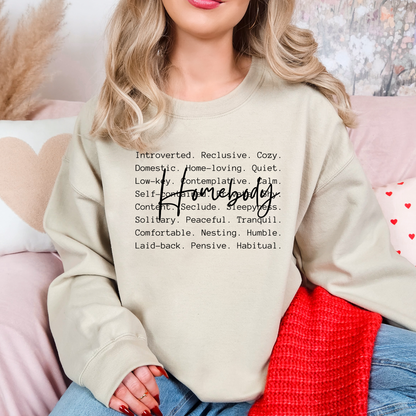 Homebody ~ Minimalist Comfort Sweatshirt