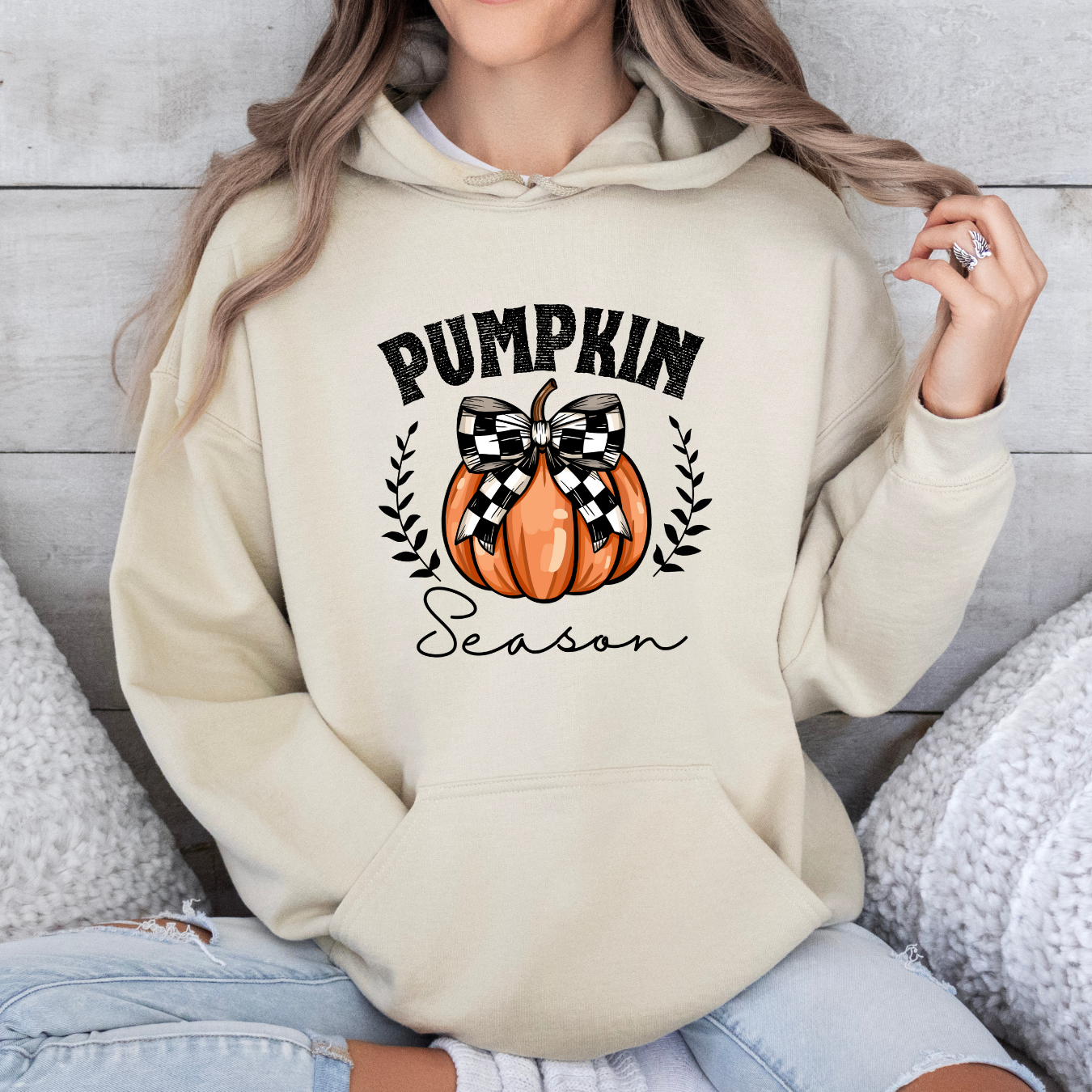 Pumpkin Season Hoodie – Cozy & Classic Fall Style Hoodie