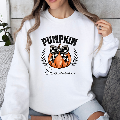 Pumpkin Season Sweatshirt – Cozy & Classic Fall Style Sweatshirt