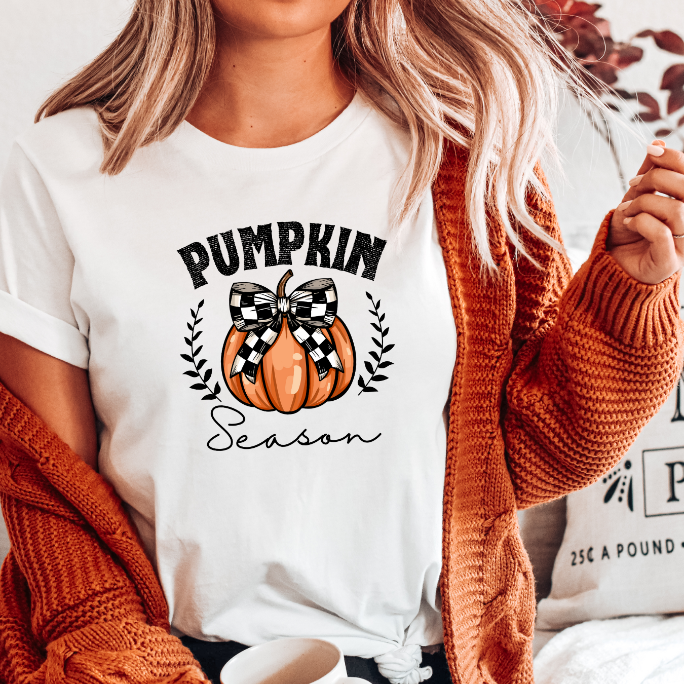 Pumpkin Season Tee – Cozy & Classic Fall Style T-Shirt