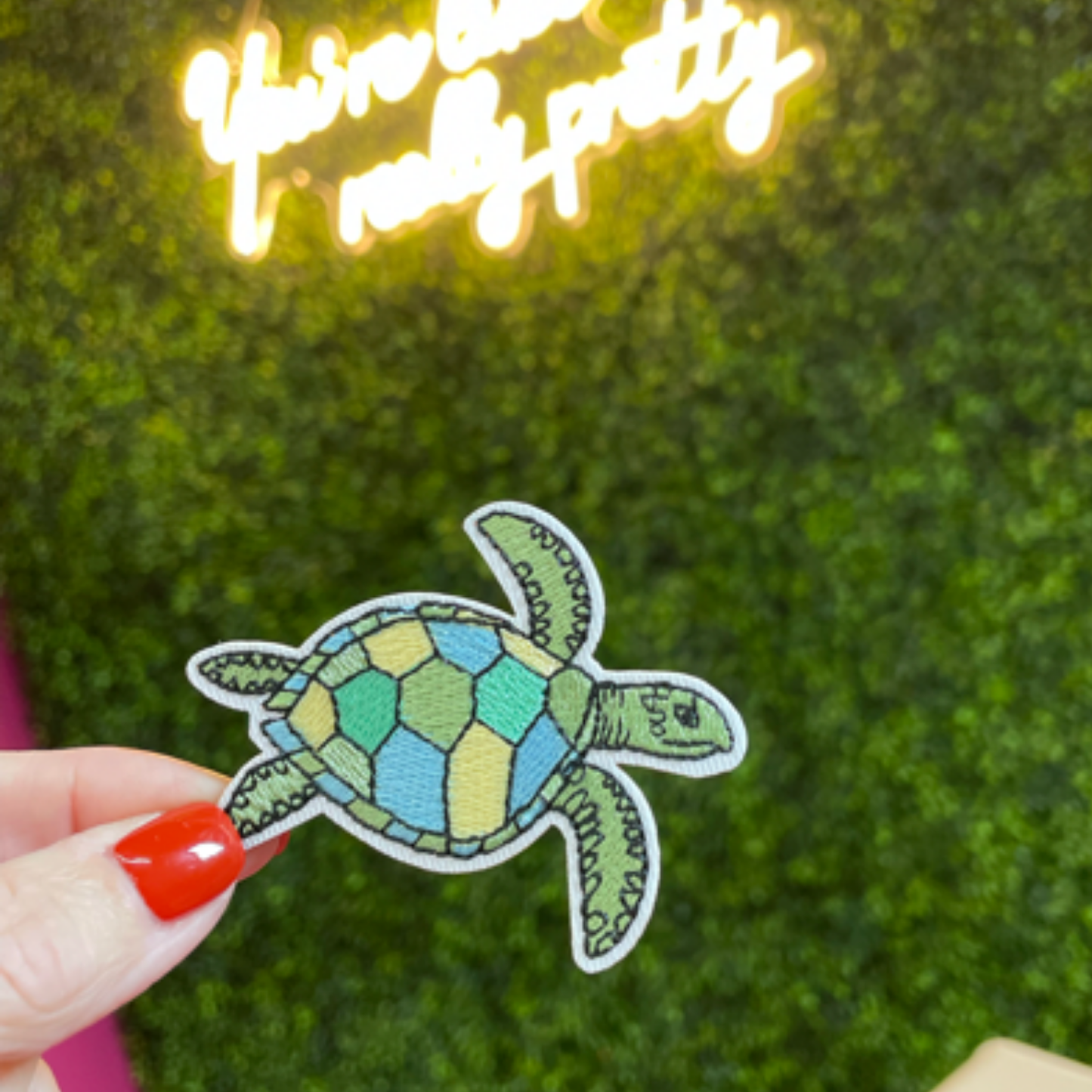 Sea Turtle Embroidered Patch