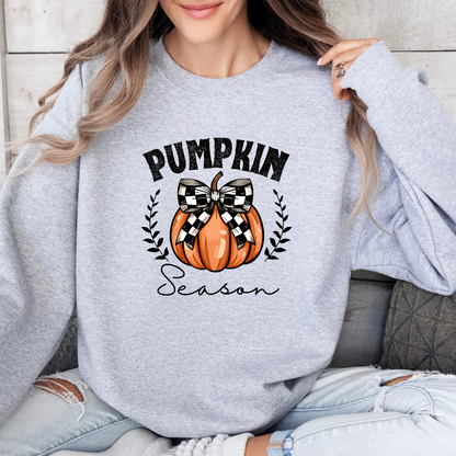 Pumpkin Season Sweatshirt – Cozy & Classic Fall Style Sweatshirt